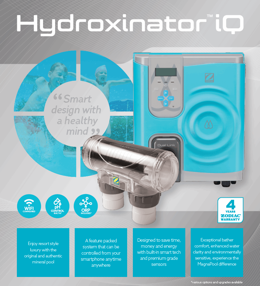 Zodiac Hydroxinator Mid iQ pH Mineral Chlorinator (pH sensor)
